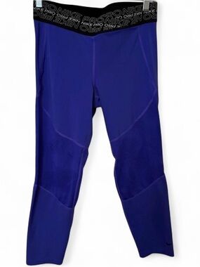 Women’s Nike Pro Dri-FIT Blue Performance Leggings Size Large